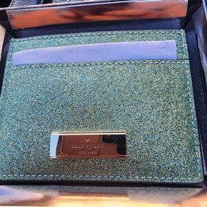 Kate Spade Sparkling Green Card Holder
